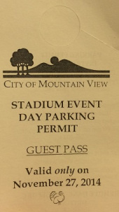 Levi's Stadium - Thanksgiving Permit